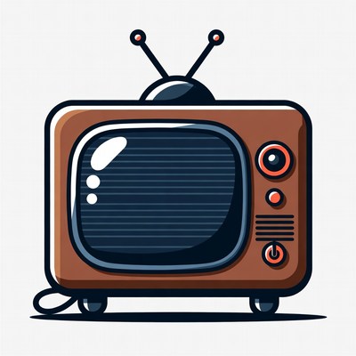 Retro Television Illustration