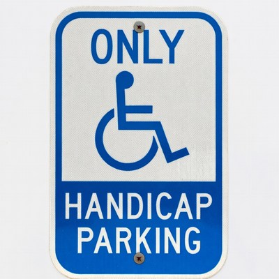 Handicap Parking Only Sign
