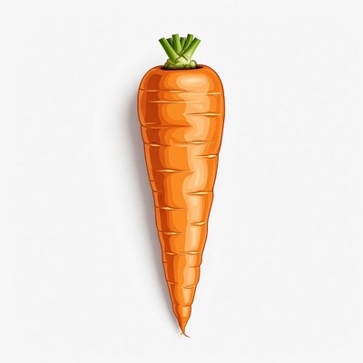 Fresh carrot illustration