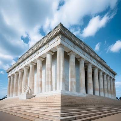 Lincoln Memorial with Statue