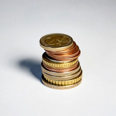 Stack of Euro Coins