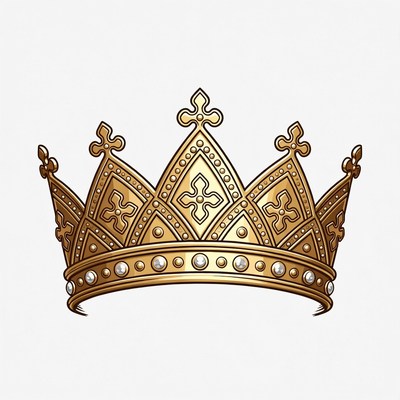 Golden Crown Illustration
