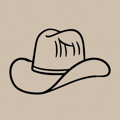 Cowboy Hat Illustration