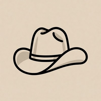 Cowboy Hat Illustration