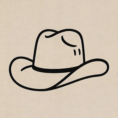 Cowboy Hat Illustration