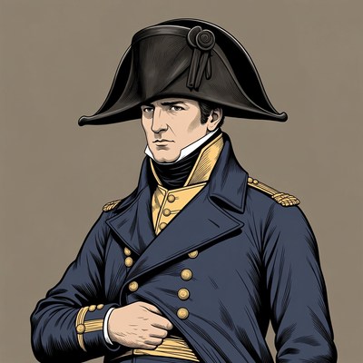 Napoleon Bonaparte in military uniform