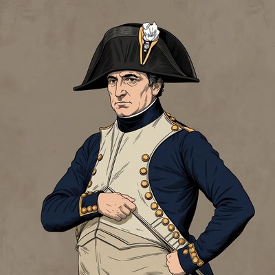 Napoleon Bonaparte in military uniform
