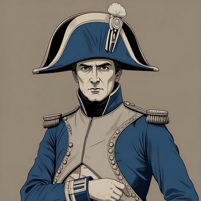 Napoleon Bonaparte in military uniform