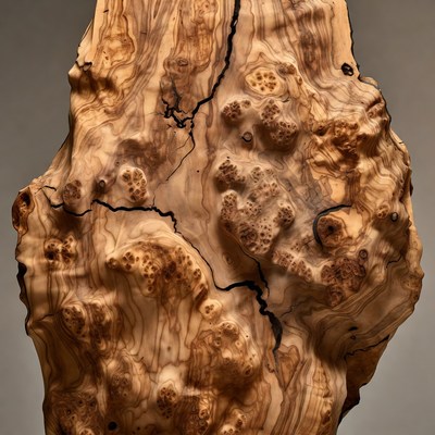 Closeup of Olive Wood Slab