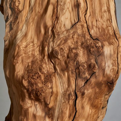 Closeup Olive Wood Grain Texture