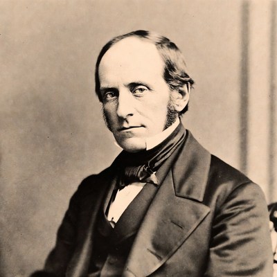 Victorian man in formal suit