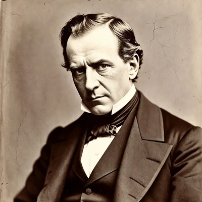 Victorian man in formal suit