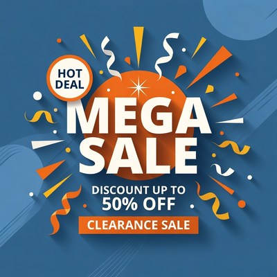 Mega Sale Hot Deal Banner