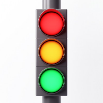 Traffic Light on Red