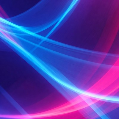 Vibrant Blue Pink Light Trails