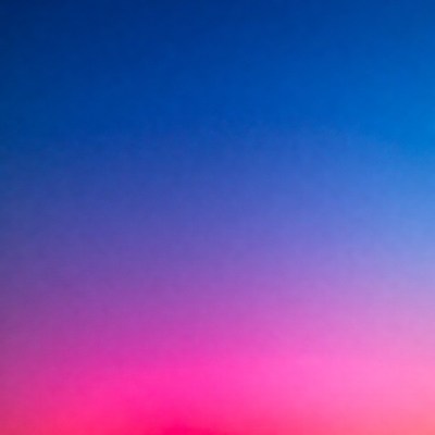 Vibrant Blue to Pink Sky Gradient