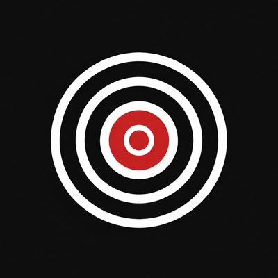 Red Bullseye Target Icon
