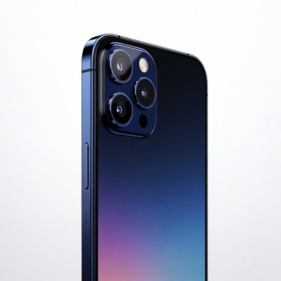 iPhone 12 Pro Pacific Blue rear view