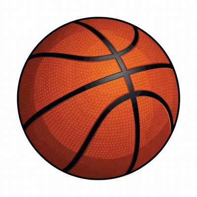 Orange Basketball Illustration