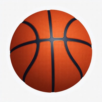 Orange Basketball Illustration