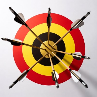 Arrows Stuck in Target