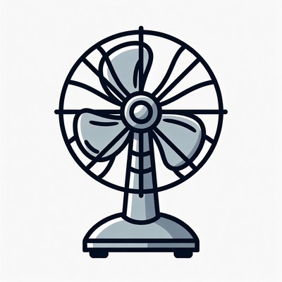 Electric Fan Illustration