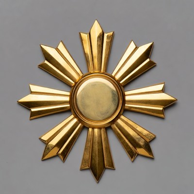 Golden Eight-Pointed Star Emblem