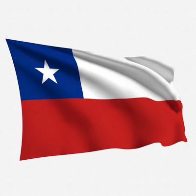 Chilean Flag Waving