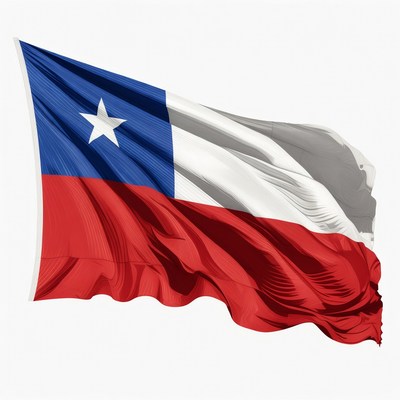 Chilean Flag Waving