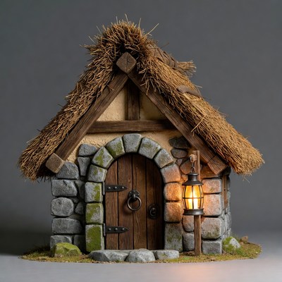 Fairy House with Lantern