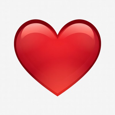 Shiny Red Heart Icon