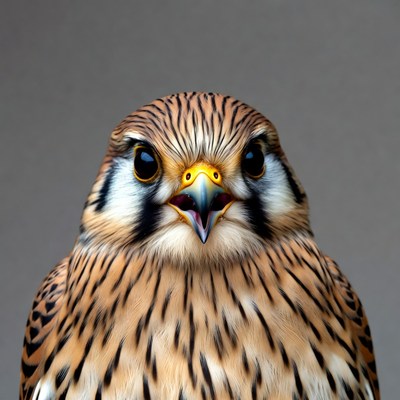 Close-up American Kestrel Falcon