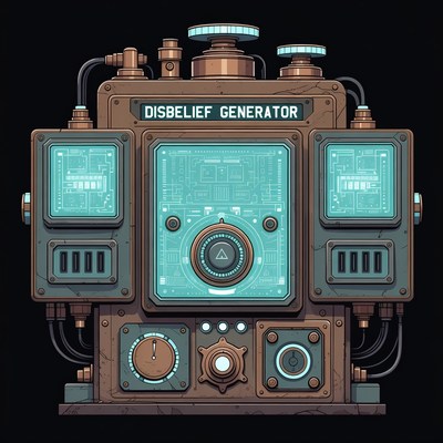Steampunk Disbelief Generator Machine