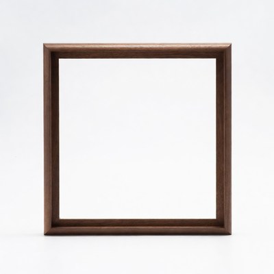 Empty Wooden Picture Frame