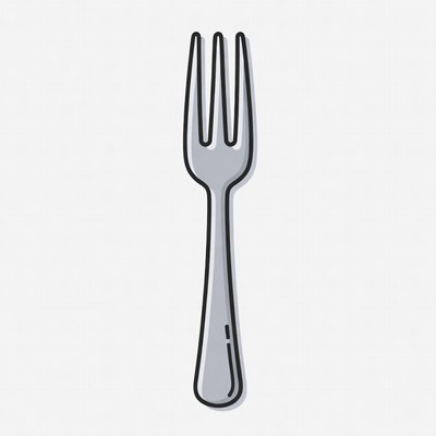 Silver Fork Illustration