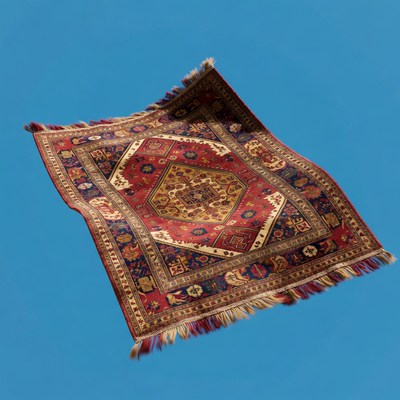 Flying Red Oriental Rug