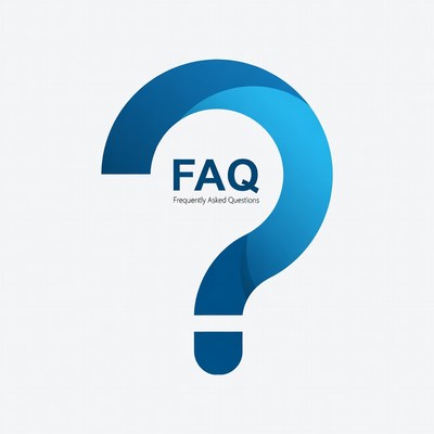 Blue FAQ Question Mark Icon