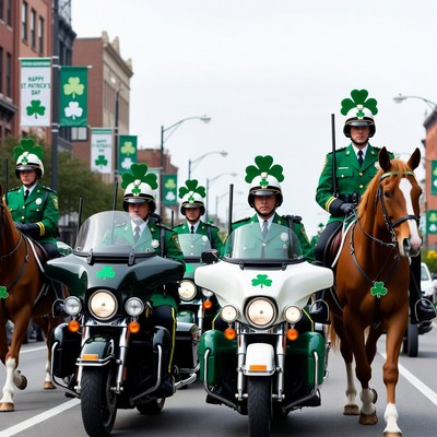 St. Patrick's Day Police Parade