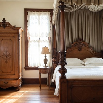 Victorian Four Poster Bed Bedroom