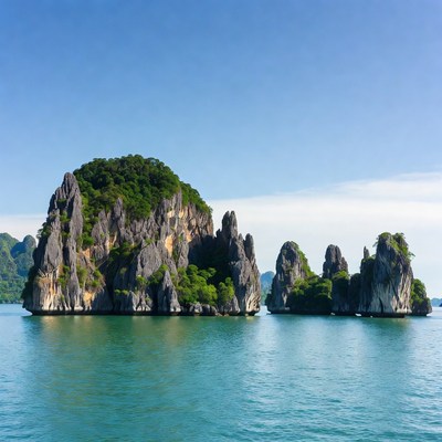 Limestone Karsts in Turquoise Bay