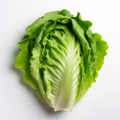 Fresh Green Lettuce Head