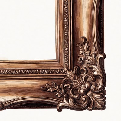 Ornate Wooden Picture Frame