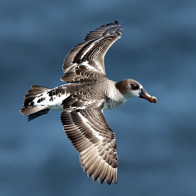 Northern Fulmar Flying in Sky
