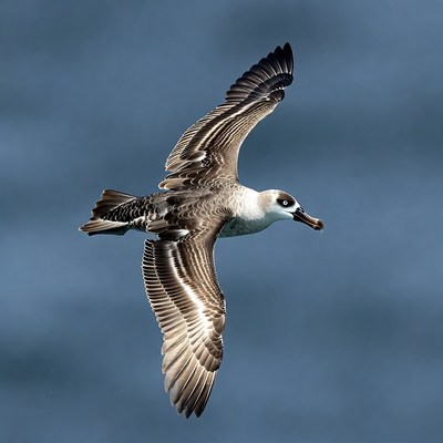 Arctic Skua Flying in Sky