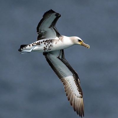 Wandering Albatross Flying in Sky