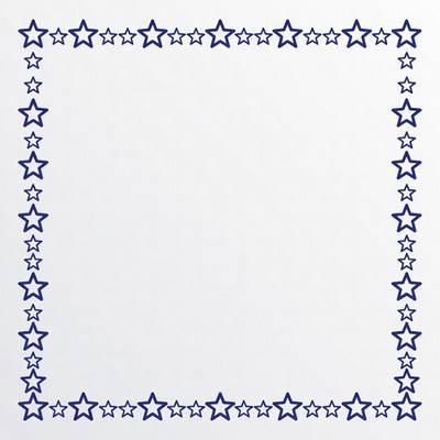 Blue Star Border Frame