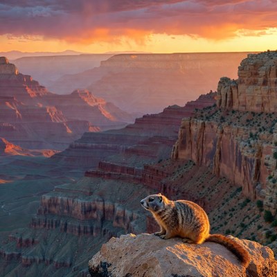 Prairie Dog on Grand Canyon Edge