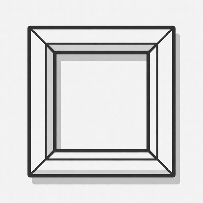 Nested Square Frames Illustration