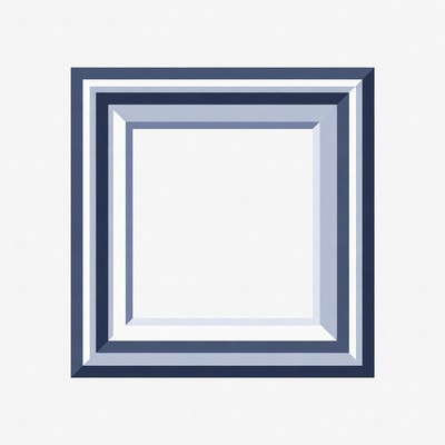 Blue Gradient Picture Frame