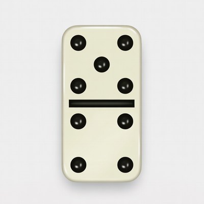 Double Six Domino Tile